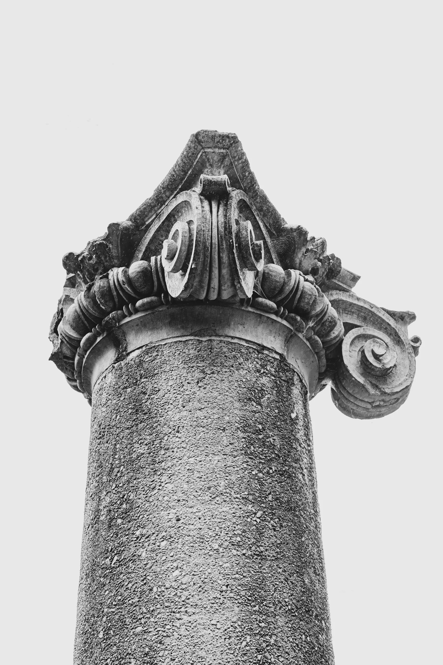 Benjamin Edward Birch Architectural Photography Toronto Ontario Canada Guild Park Scarborough Greek Column Architecture Black and White