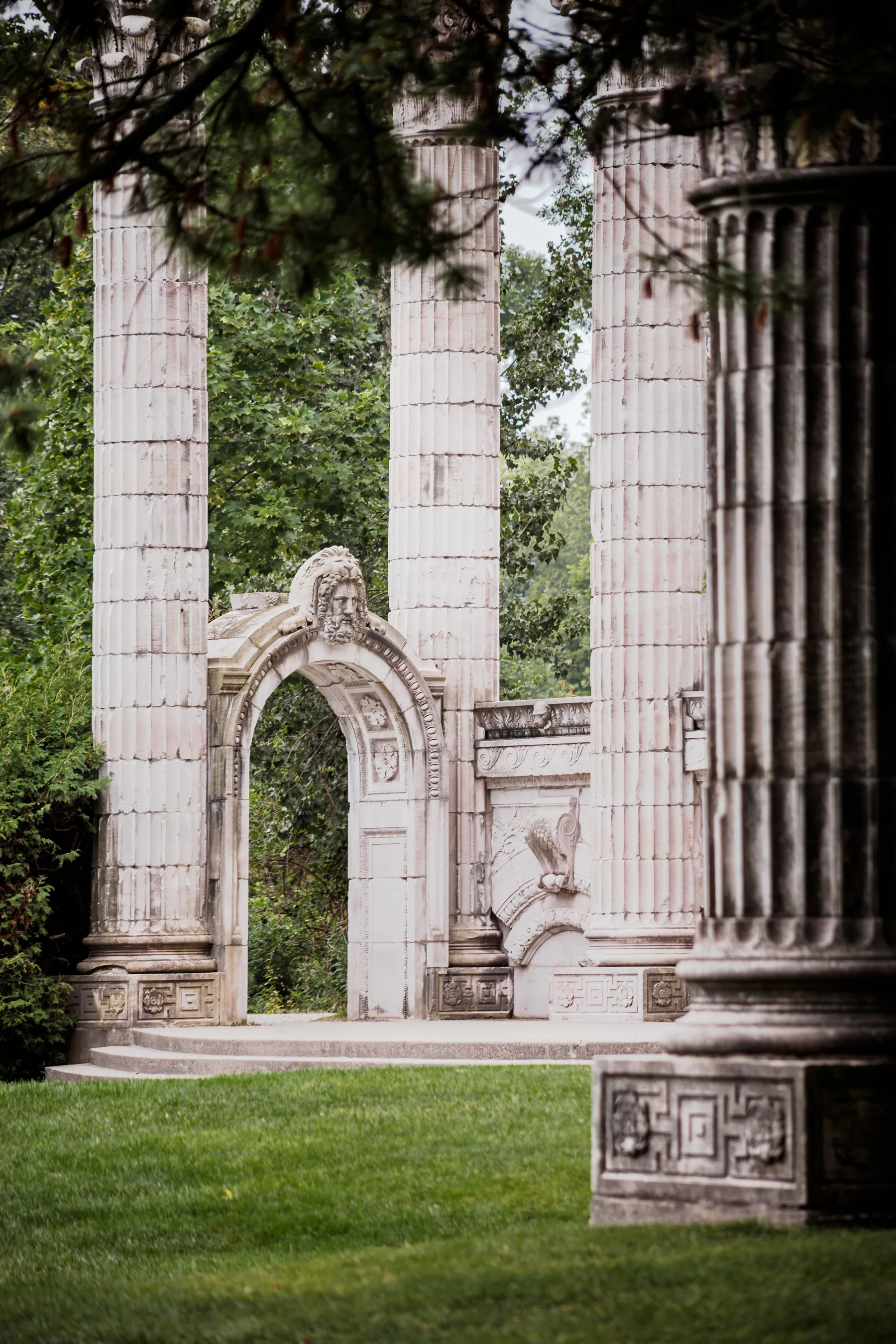 Benjamin Edward Birch Architectural Photography Toronto Ontario Canada Guild Park Scarborough Greek Column Architecture